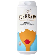 Шампунь для волос BEERSKIN Шампунь для нормальных и склонных к жирности волос с пивными экстрактами, увлажняющий Ms Beerskin Oil-Control&Moisturizing Shampoo