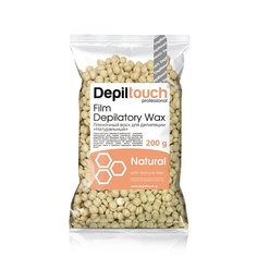 Воск для депиляции DEPILTOUCH PROFESSIONAL Воск пленочный с натуральным воском Film Depilatory Wax Natural