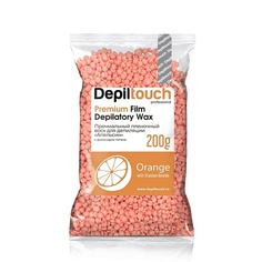 Воск для депиляции DEPILTOUCH PROFESSIONAL Воск пленочный премиальный Premium Film Depilatory Wax Orange