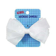 Резинка для волос MORIKI DORIKI Белый бант на резинке SCHOOL Collection White bow elastic