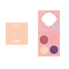 SODA EYESHADOW PALETTE #letsbemermaids Тени для век MERMAID EYES So.Da