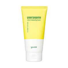 Мусс для умывания GOODAL Пенка для лица очищающая с витамином С Green Tangerine Vita C Cleansing Foam