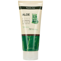 Мусс для умывания FARMSTAY Пенка для лица очищающая с экстрактом алоэ Aloe Pure Cleansing Foam