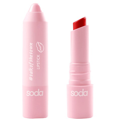 Помада для губ SODA LIPSTICK #talkofthetown Сатиновая помада в стике So.Da