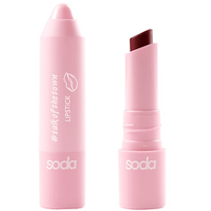 Помада для губ SODA LIPSTICK #talkofthetown Сатиновая помада в стике So.Da