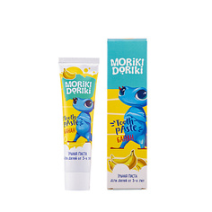 Зубная паста MORIKI DORIKI Детская зубная паста «RURU банан»
