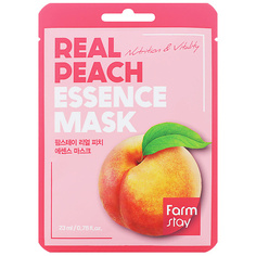 FARMSTAY Маска для лица тканевая с экстрактом персика Real Peach Essence Mask