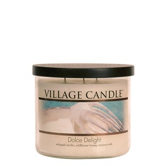Свеча ароматическая VILLAGE CANDLE Ароматическая свеча "Dolce Delight", чаша, средняя