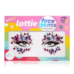 Наклейки для лица LOTTIE LONDON Стразы для лица