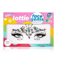Наклейки для лица LOTTIE LONDON Стразы для лица