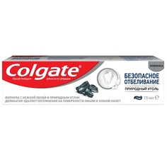 Зубная паста COLGATE Отбеливающая зубная паста Безопасное Отбеливание Природный Уголь