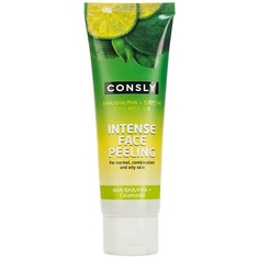 Гель для умывания CONSLY Гель для интенсивного очищения отшелушивающий Intense Face Peeling With Calamansi And AHA/BHA/PHA