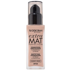 Тональное средство DEBORAH MILANO Тональная основа матирующая EXTRA MAT PERFECTION MATTIFYING FOUNDATION