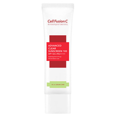 Солнцезащитный крем для лица CELL FUSION C Крем солнцезащитный 100 SPF50+ PA++++ для проблемной кожи Advanced Clear Sunscreen