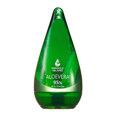 Гель для тела MIRACLE ISLAND Гель для лица, тела и волос 95% ALOEVERA