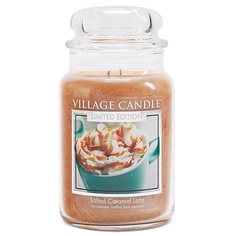 Ароматы для дома и аксессуары VILLAGE CANDLE Ароматическая свеча "Salted Caramel Latte", большая