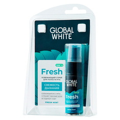 Спрей для полости рта GLOBAL WHITE Освежающий спрей для полости рта FRESH breath