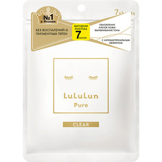 LULULUN Маска для лица "Увлажнение и Чистая кожа" Face Mask Pure Clear White 7