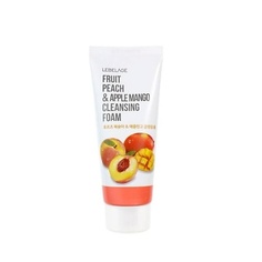 Мусс для умывания LEBELAGE Пенка для умывания с экстрактами персика и манго Fruit Peach & Apple Mango 100