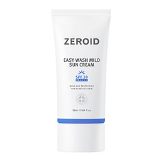 Крем для лица ZEROID Легкий солнцезащитный крем для сухой и чувствительной кожи SPF 30 Easy Wash Mild Sun Cream