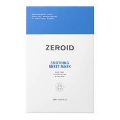Маска для лица ZEROID Тканевая маска для сухой и чувствительной кожи лица Soothing