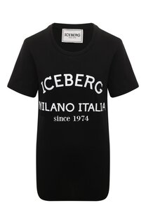 Хлопковая футболка Iceberg