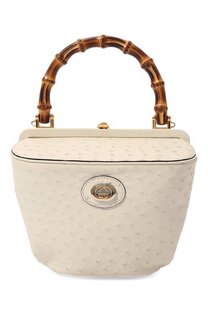 Сумка Gucci Bamboo из кожи страуса Gucci