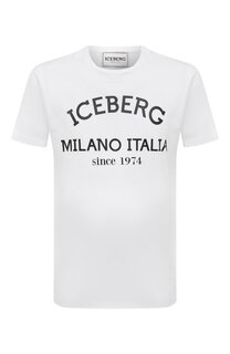 Хлопковая футболка Iceberg