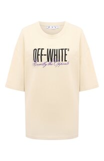 Хлопковая футболка Off-White