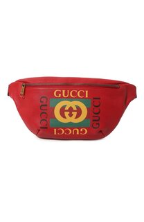 Кожаная поясная сумка Gucci