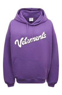 Хлопковое худи VETEMENTS