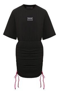Хлопковое платье Versace Jeans Couture