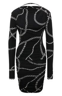 Платье из вискозы Versace Jeans Couture