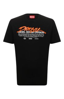 Хлопковая футболка Diesel