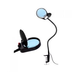 Лупа Kromatech PD-7S Kromatech 80187 бестеневая 5/15x, 100 мм, на струбцине, с подсветкой (38 LED)