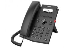 Телефон VoiceIP Fanvil X301G 2xEthernet 10/100/1000, LCD 128x48, дисплей 2,3, 2 аккаунта SIP, G722, Opus, Ipv-6, порт для гарнитуры, книга на 1000 зап
