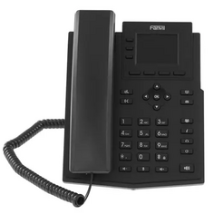 Телефон VoiceIP Fanvil X303G 2xEthernet 10/100/1000, LCD 320x240, цветной дисплей 2,4, 4 аккаунта SIP, G722, Opus, Ipv-6, порт для гарнитуры, книга на