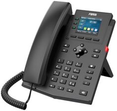 Телефон VoiceIP Fanvil X303W 2xEthernet 10/100/1000, LCD 320x240, цветной дисплей 2,4, 4 аккаунта SIP, G722, Opus, Ipv-6, порт для гарнитуры, книга на