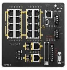 Коммутатор Cisco IE-2000-16PTC-G-L IE2000 w 16FE Copper (4 PoE+) & 2GE uplinks (Lan Lite Base)