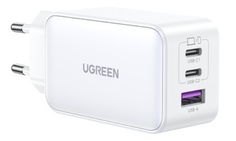 Зарядное устройство сетевое UGREEN CD244 15334_ USB-A/2*USB-C, 65W, белый
