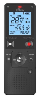 Цифровой диктофон Ritmix RR-820 8Gb Black