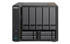 Сетевой RAID-накопитель QNAP TS-963X-8G 5 х 3.5"/2.5", 4 х 2.5", 1 порт 10 GbE BASE-T. AMD G-series GX-420MC 2,0 ГГц, 8 ГБ