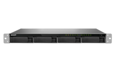 Сетевой накопитель QNAP TS-983XU-E2124-8G 4 отсека 3,5"/2,5", 5х2,5", 2х10 SFP+, стоечное исполнение, блок питания. E-2124 3,3 ГГц (до 4,3 ГГц ), 16 Г