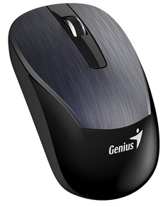 Мышь Genius ECO-8015 gray, 800/1200/1600 dpi, радио 2,4 Ггц, аккумулятор, USB