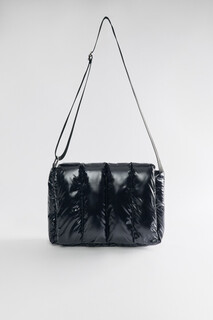 сумка женская Сумка-кроссбоди дутая из экокожи с текстильным ремнем Befree