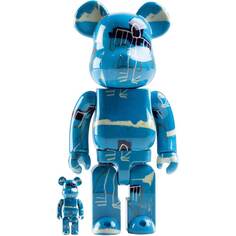 Фигура Bearbrick Medicom Toy Jean Michel Basquiat V9 400% and 100%