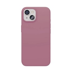 Чехол-накладка VLP Aster Case для iPhone 15, силикон, пудровый