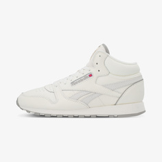 Кроссовки высокие Reebok Classic Leather Mid, Бежевый