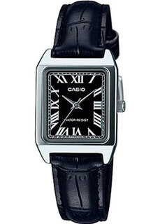 Японские наручные женские часы Casio LTP-V007L-1B. Коллекция Analog
