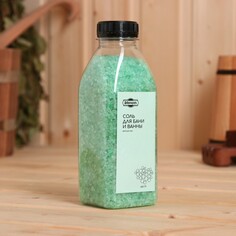 Соль для ванны и бани в бутылке Добропаровъ